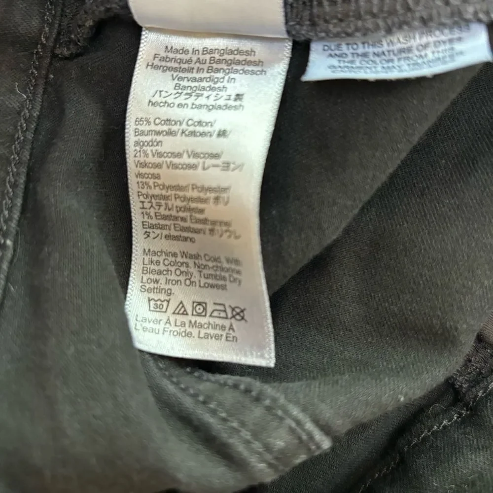 J. Crew 9” mid-rise skinny black jean woman’s size 32‎